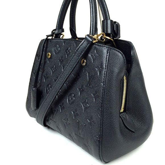 Louis Vuitton Emplant Montaigne BB 2way Noir Shoulder Bag - Picture 2 of 7